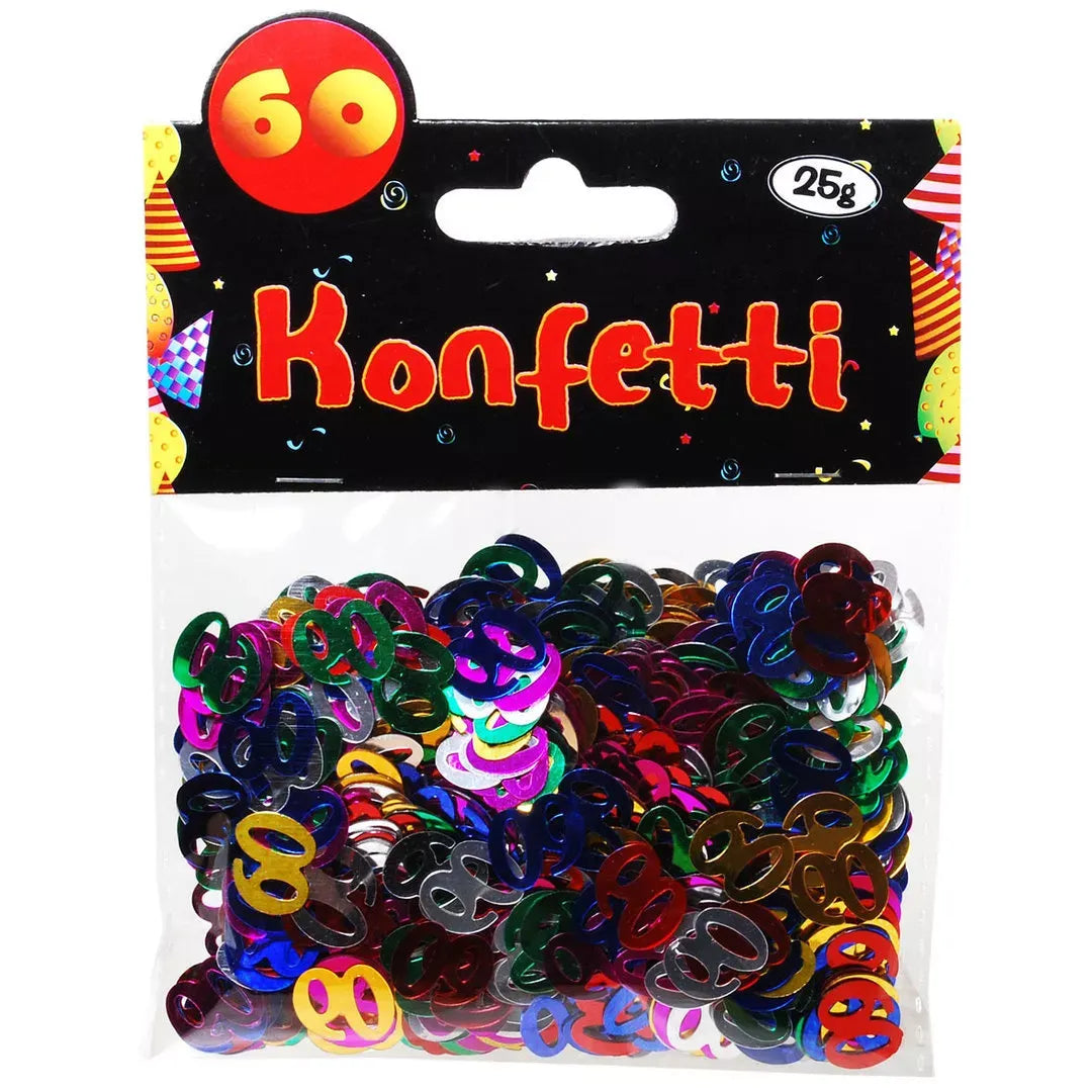 Konfetti "Zahlen" zum 60. Geburtstag