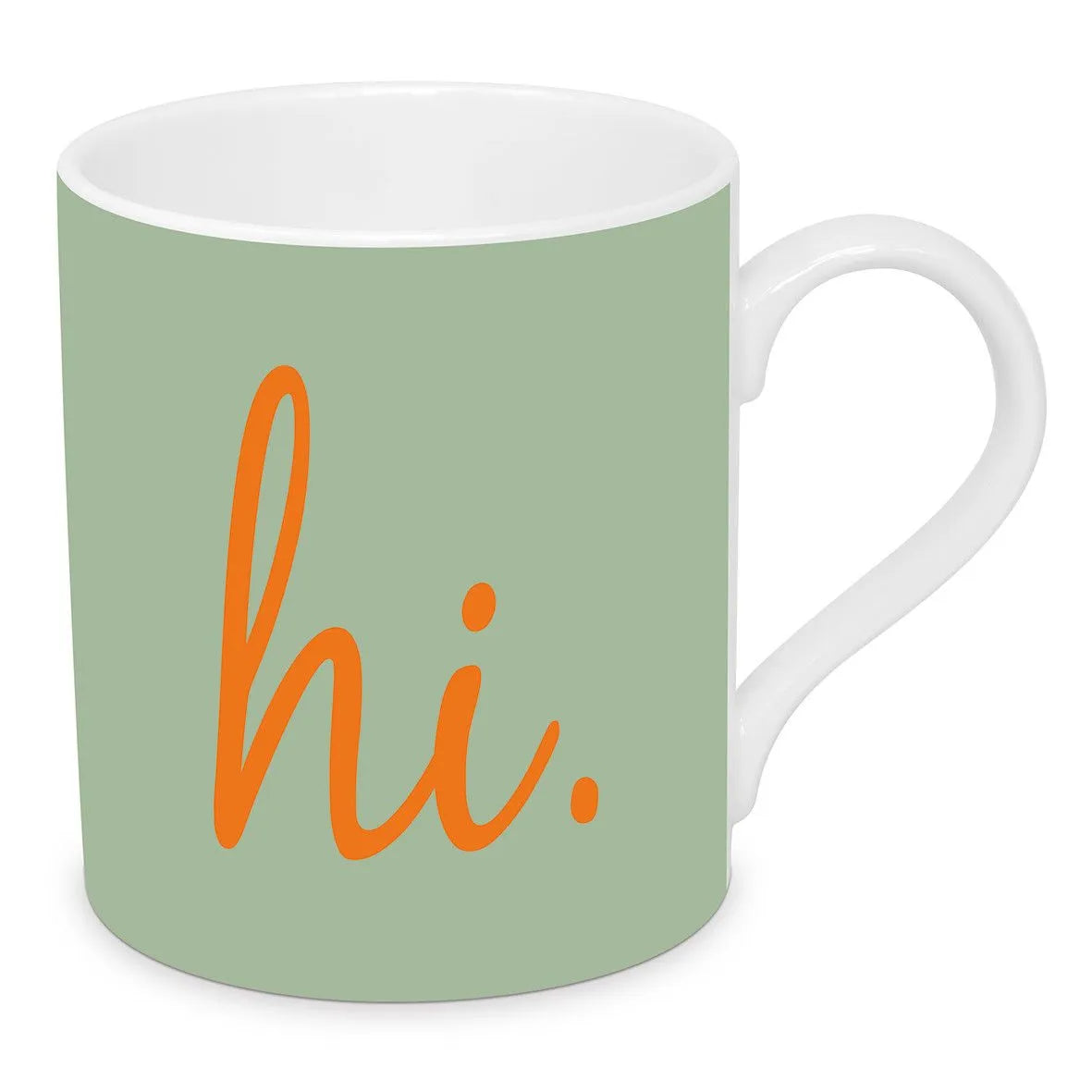 ppd Becher "Hi" aus feinem Porzellan