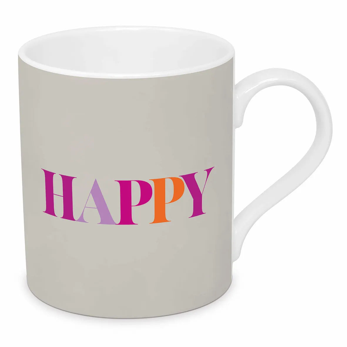 ppd Becher "Happy" aus feinem Porzellan