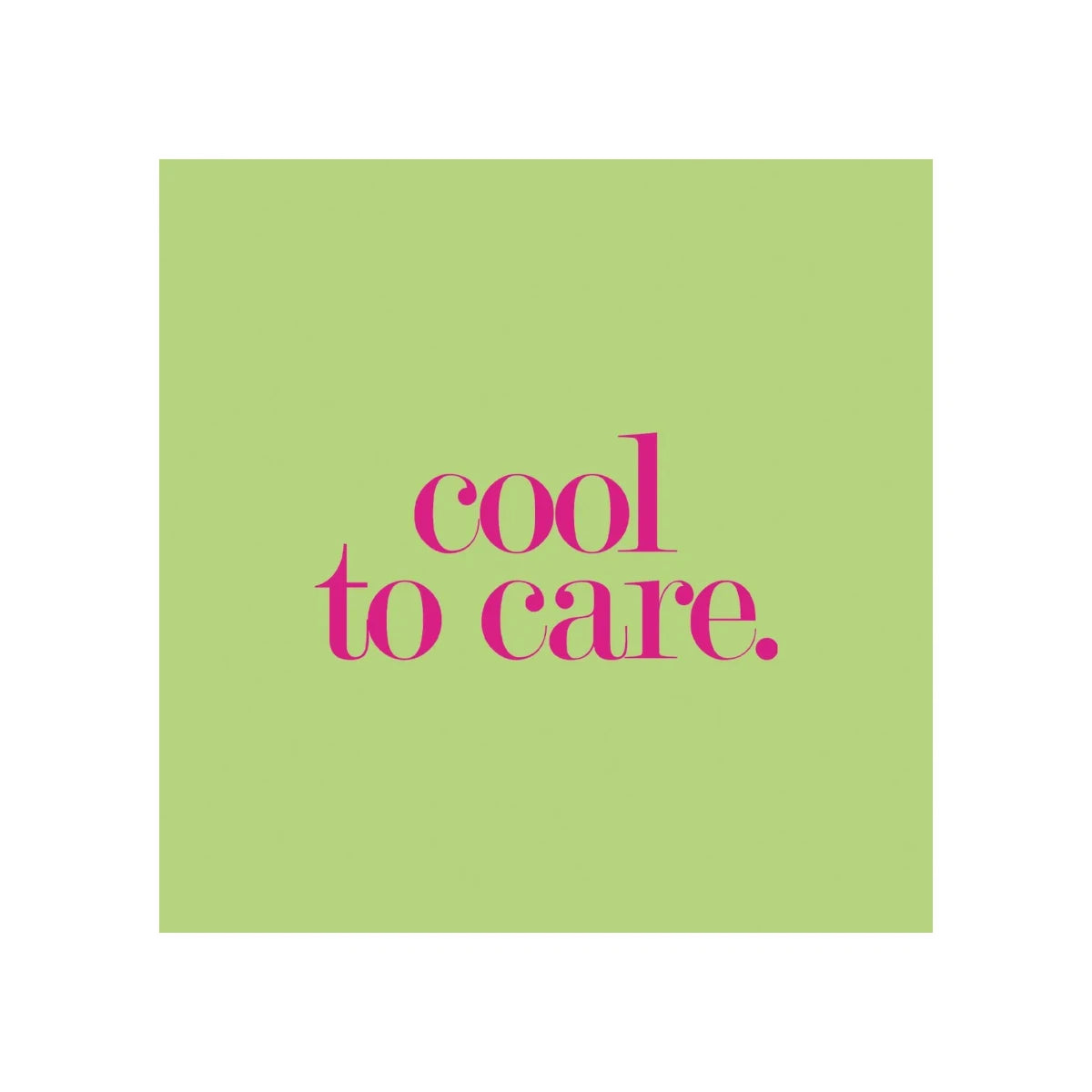 ppd Servietten "Cool to care", 20 Stück, 25 x 25 cm