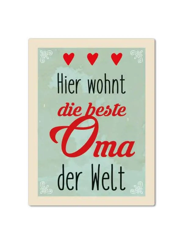 Magnet "Beste Oma der Welt"
