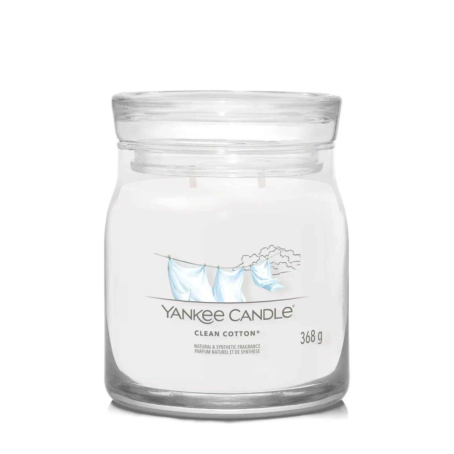 Yankee Candle Duftkerze - Clean Cotton