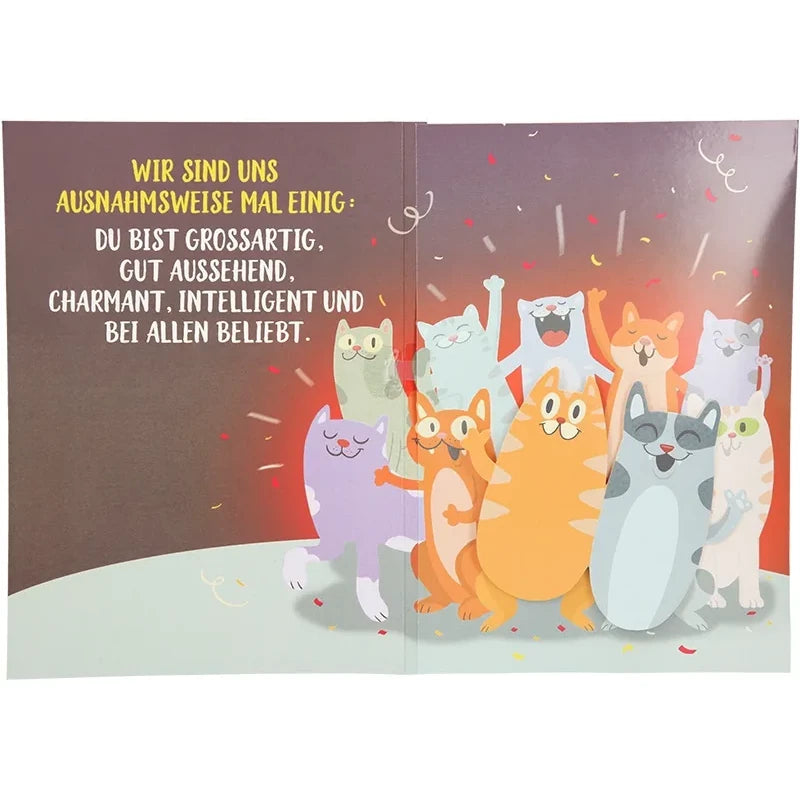 Musikkarte mit Überraschung "Wir alle gratulieren!"