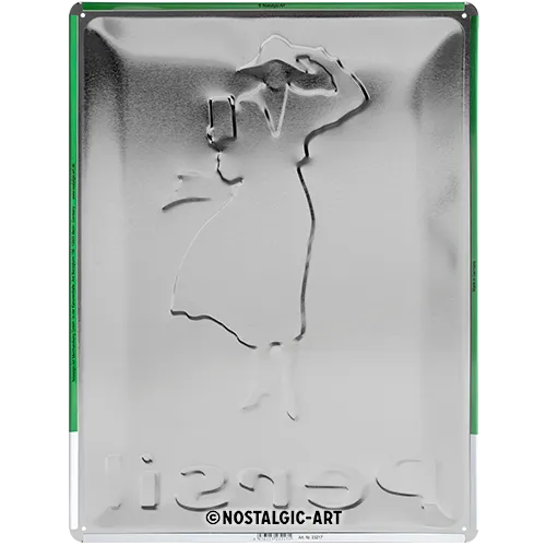Nostalgic-Art Blechschild Persil Weiße Dame, 30x40 cm , Rückseite