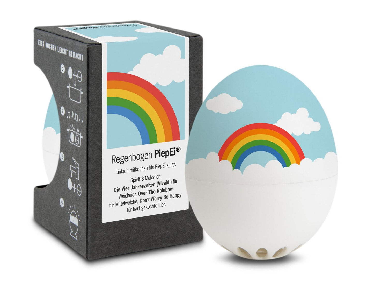 Regenbogen PiepEi – Eieruhr zum Mitkochen
