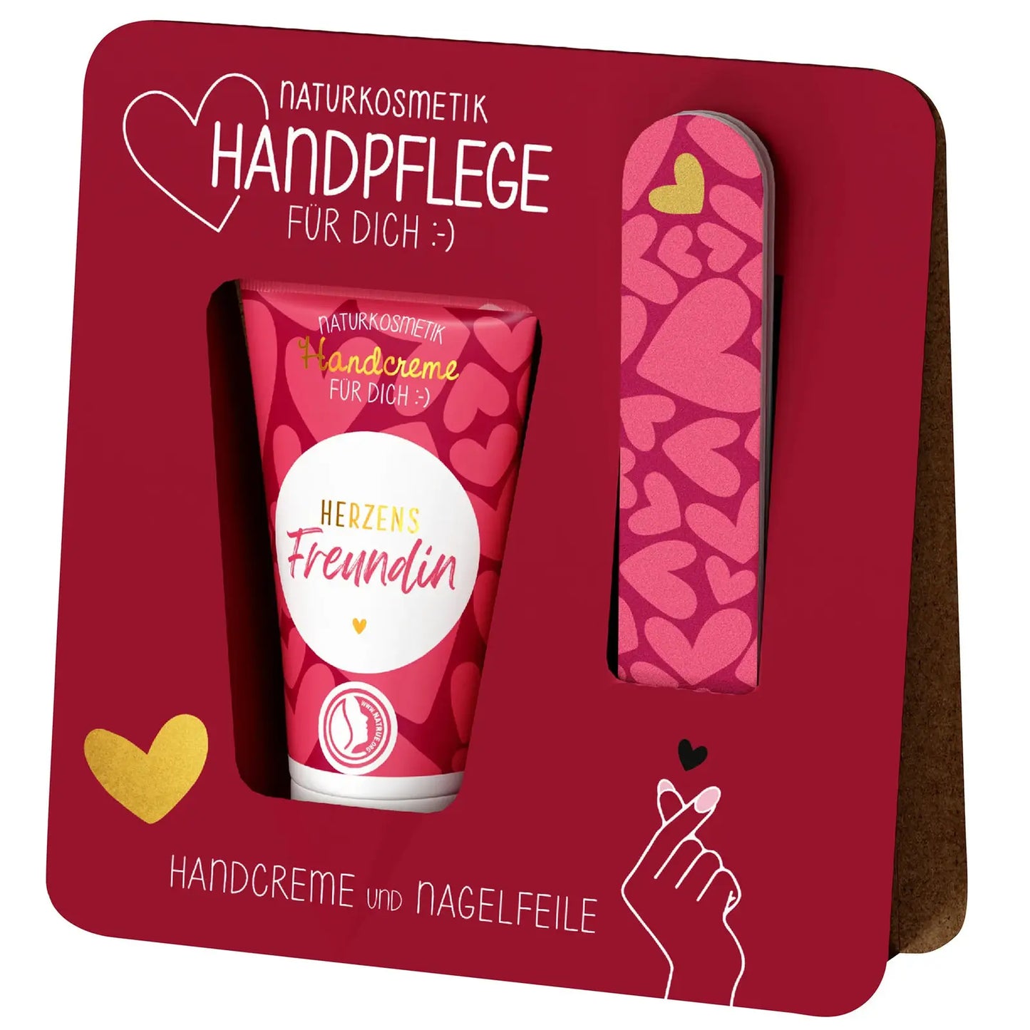 Geschenk für Dich - Handpflege-Set "Herzensfreundin" - Herzen