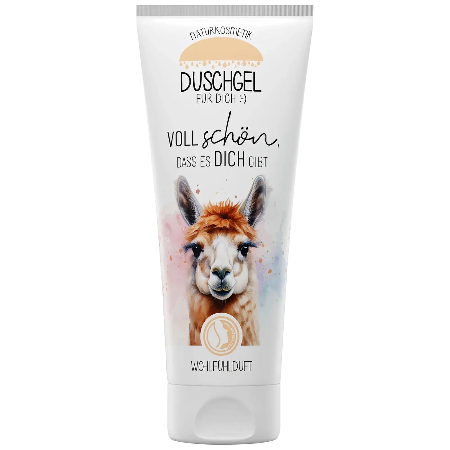 Geschenk für Dich - Duschgel "Lama" - Voll schön, dass es Dich gibt