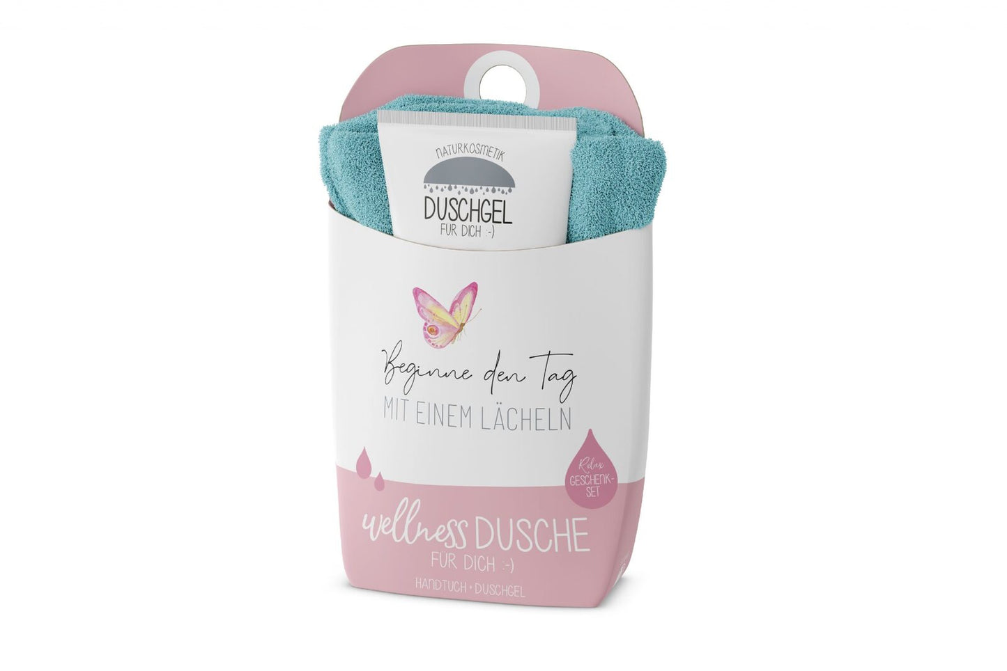 Geschenk für Dich :) Wellnessdusche "Beginne den Tag mit einem lächeln"