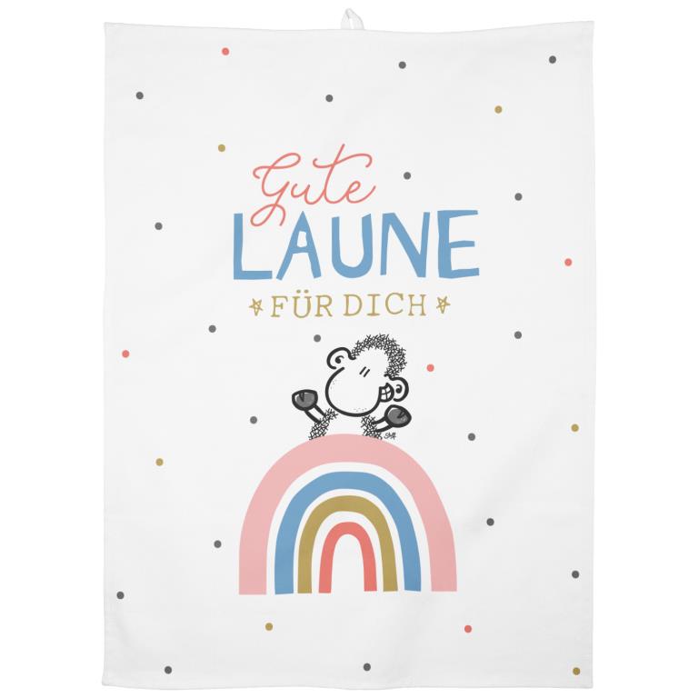 Geschirrtuch von Sheepworld “Gute Laune für Dich”