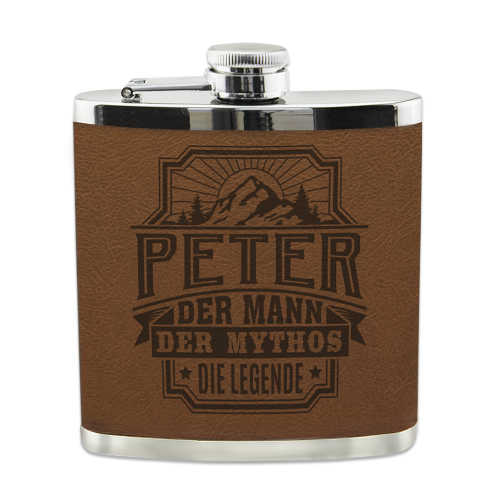 Echter Kerl Flachmann - Peter
