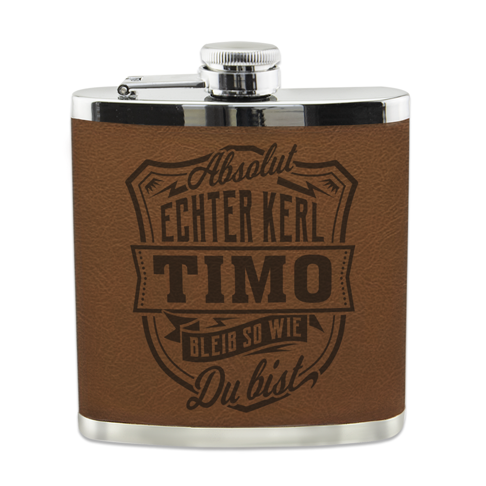 Echter Kerl Flachmann - Timo