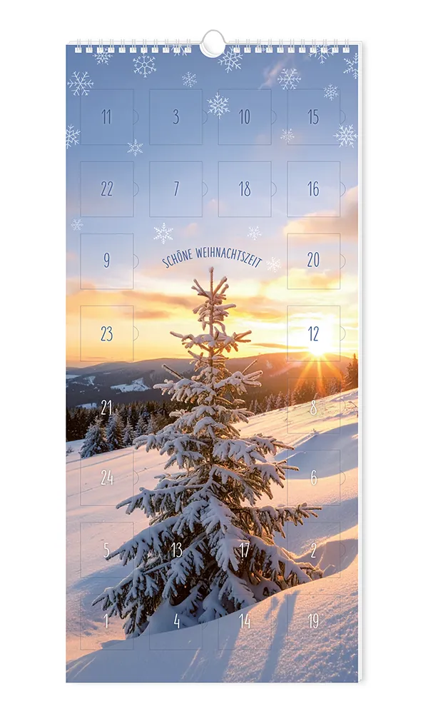 Familienplaner - "Classic" - 2027 - Cover - Adventskalender