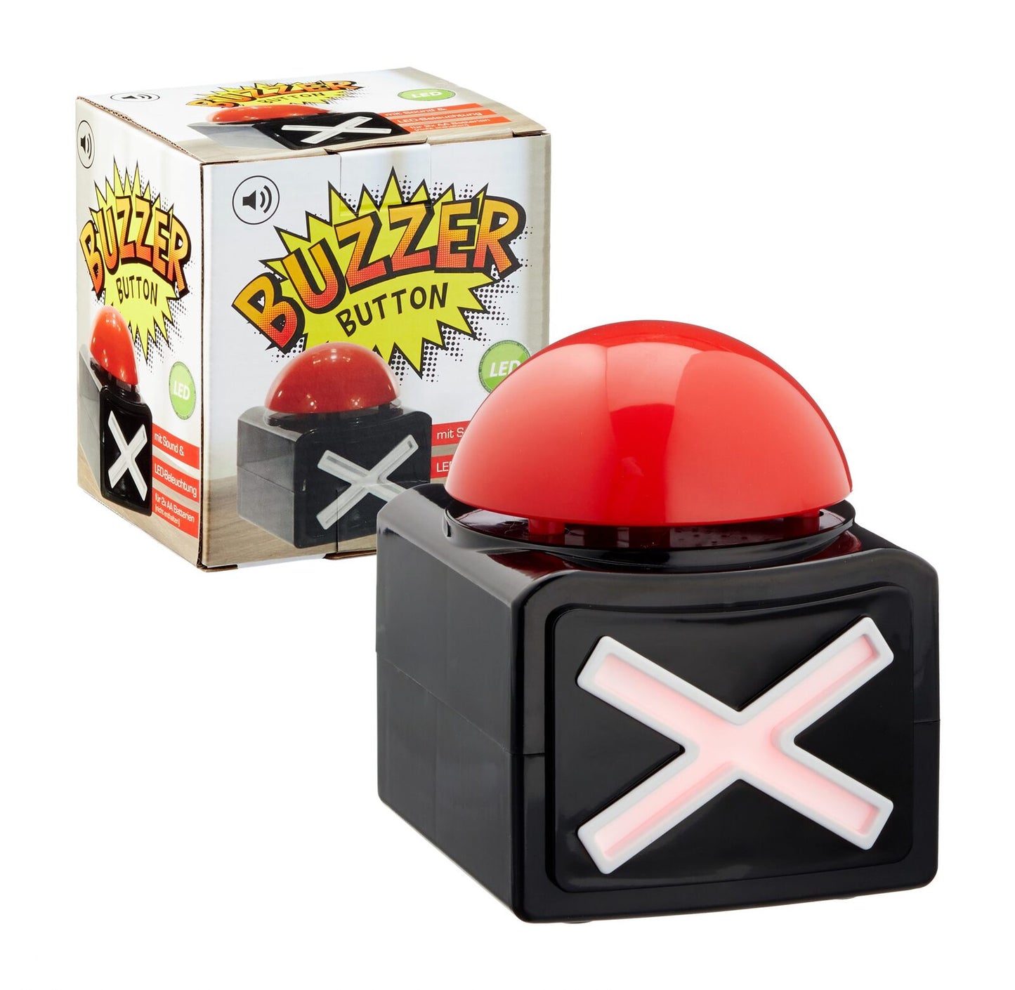 Buzzer Button mit LED & Sound