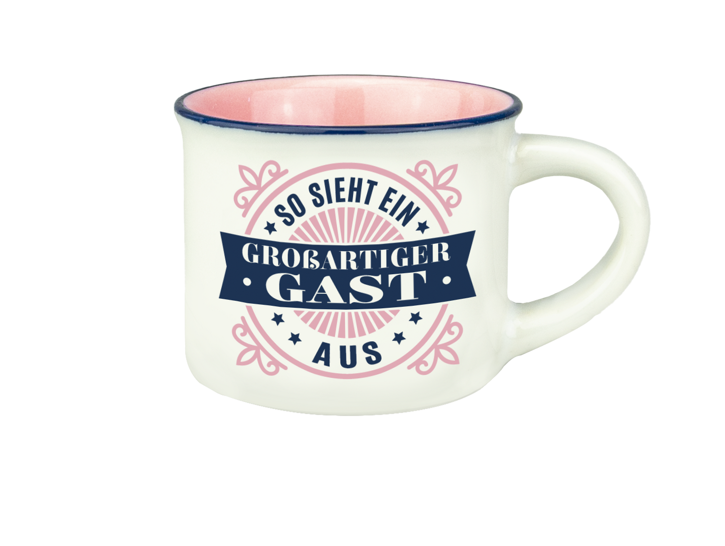 H&H Espresso-Tasse - für einen weiblichen Gast