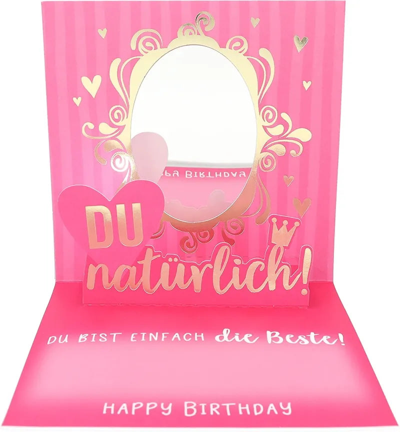 Pop-up-Musikkarte "Wer ist..." mit Licht-Effekt
