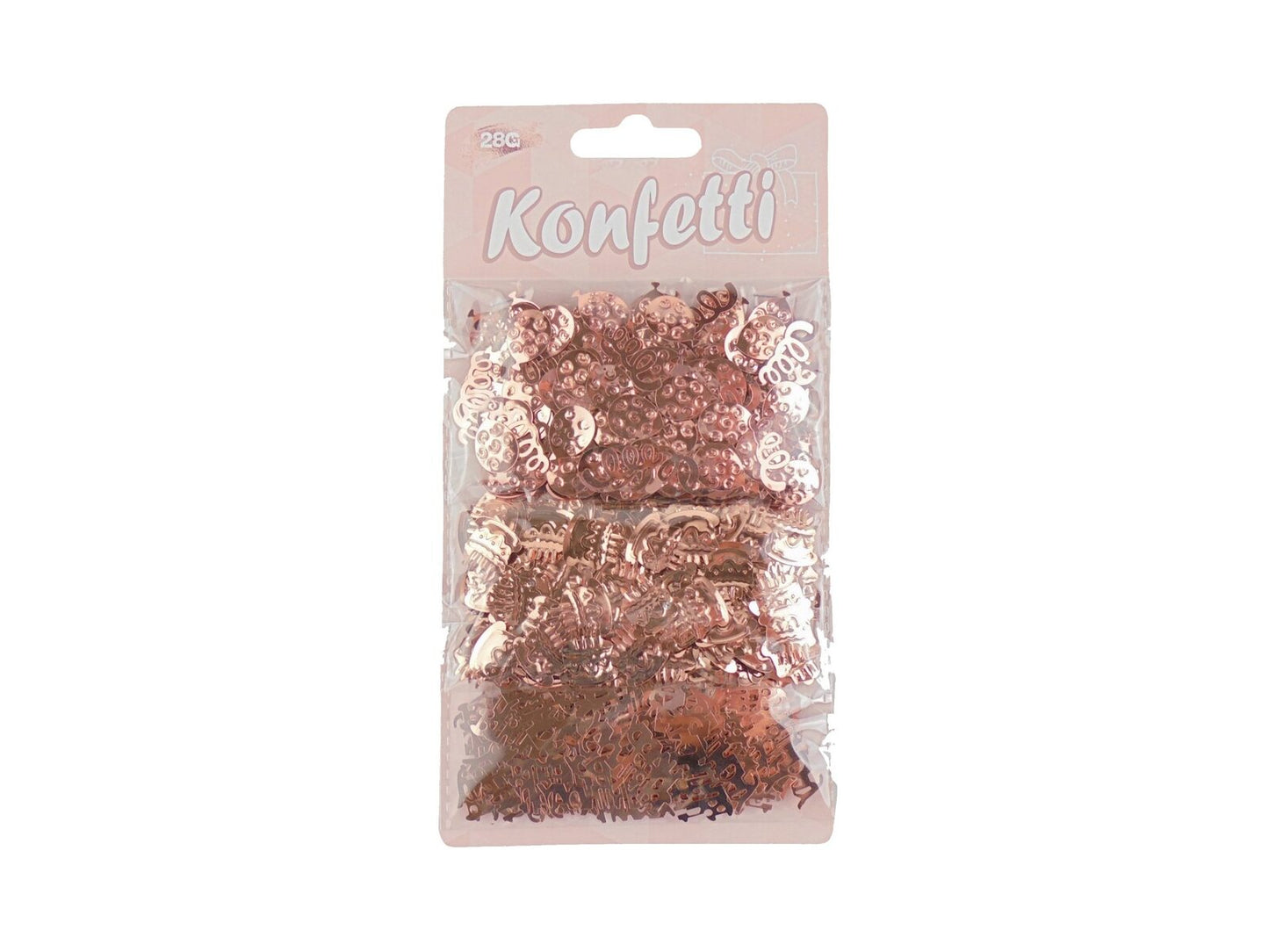Konfetti-Mix "Happy Birthday" roségold