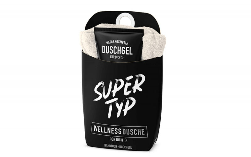 Wellnessdusche Set "Super Typ" - Manntastisch