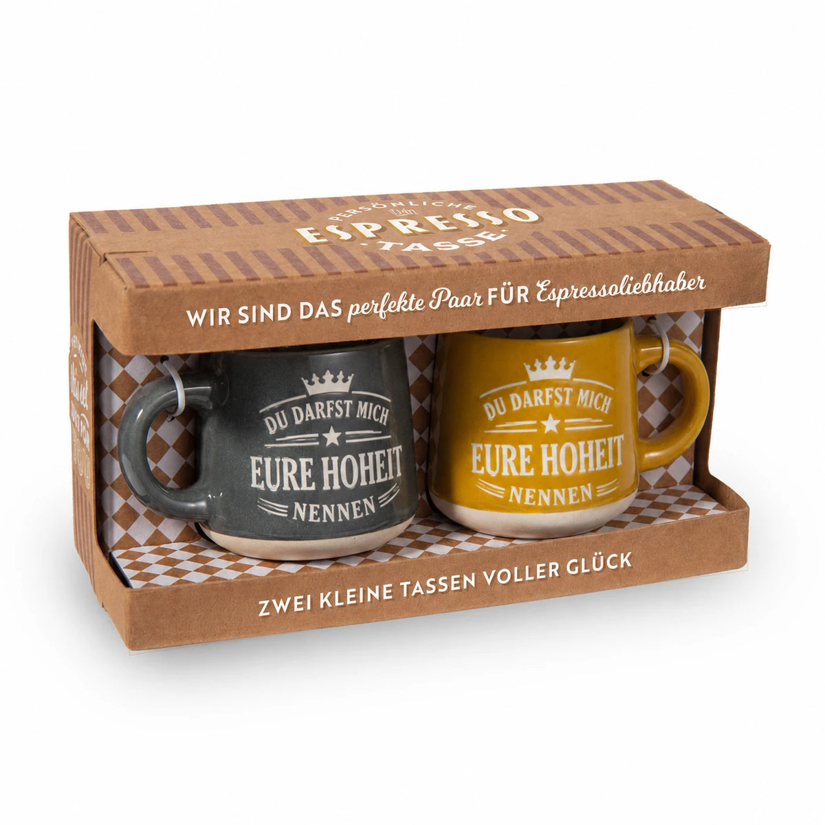 Personalisiertes Espresso Geschenkset "Eure Hoheit"