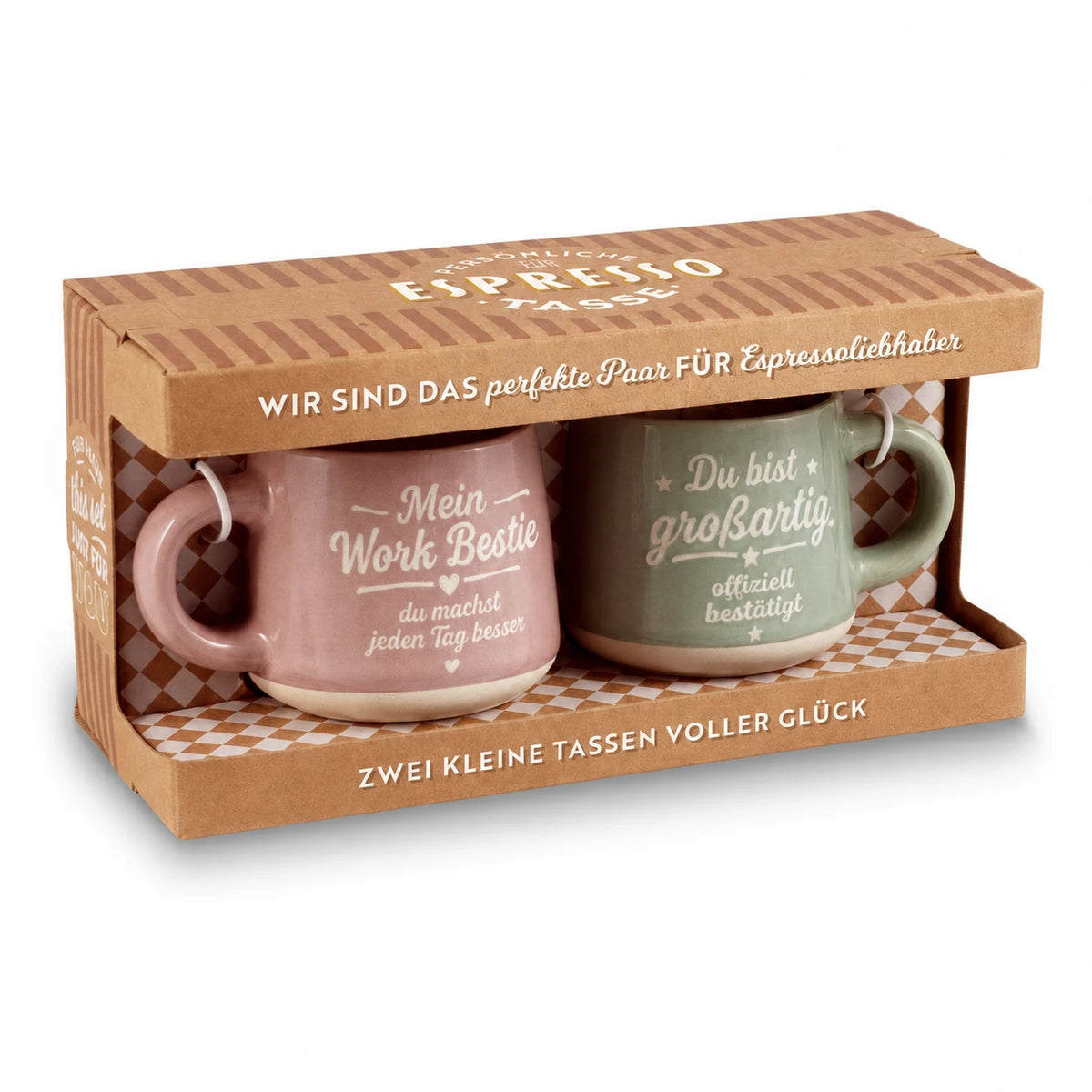 Personalisiertes Espresso Geschenkset "Mein work Bestie"