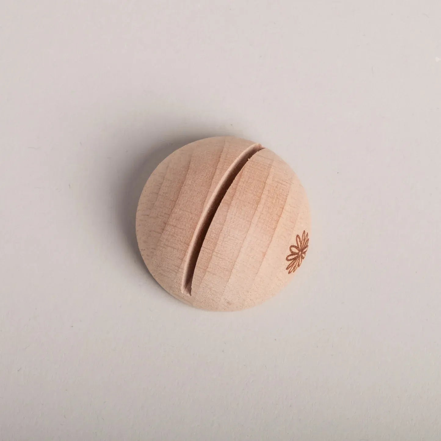 Kartenständer "Daisy" aus Holz von oben