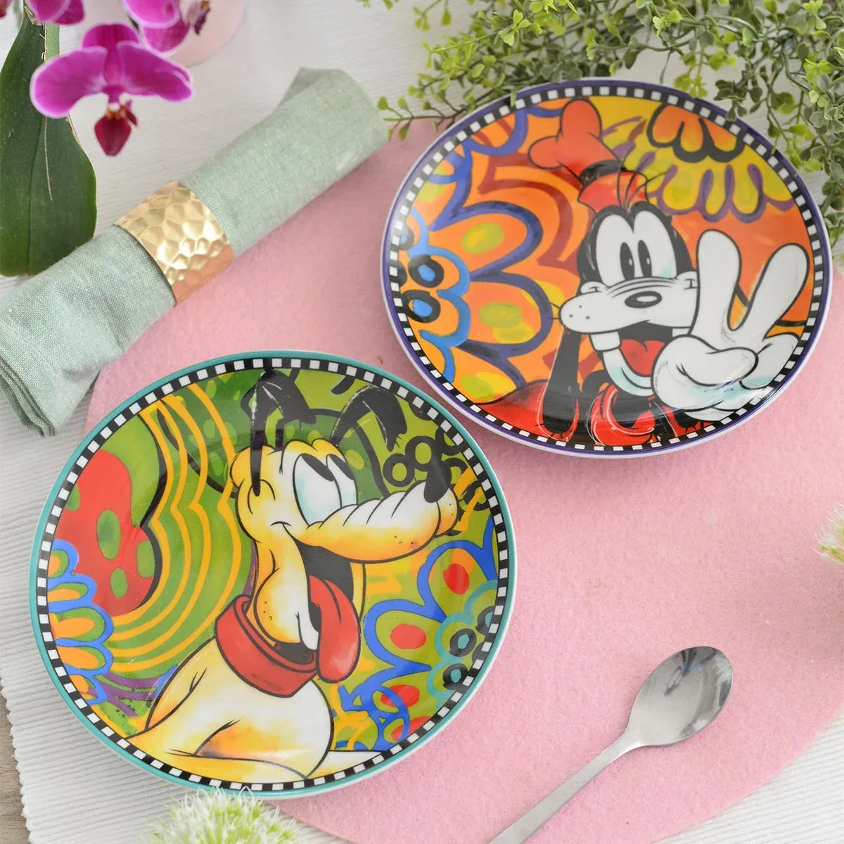 Disney Teller-Set „forever & ever“ aus Porzellan, Ø 19 cm Mood