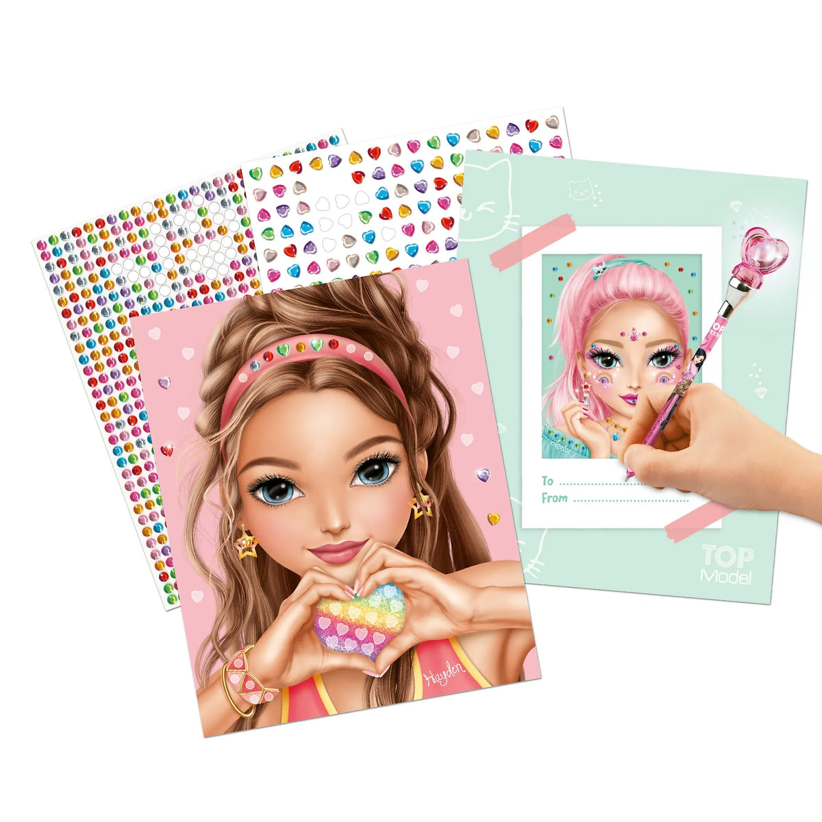 TOPModel Diamond Picture Stickerbuch