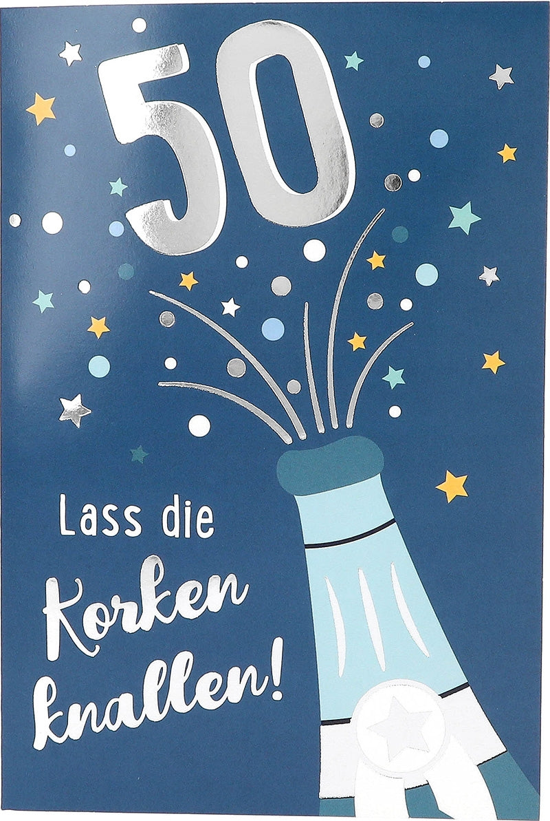 Jump Outs Musikkarte "50 - Korken knallen"