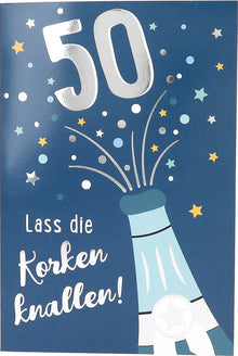 Jump Outs Musikkarte "50 - Korken knallen"