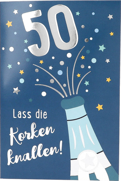 Jump Outs Musikkarte "50 - Korken knallen"