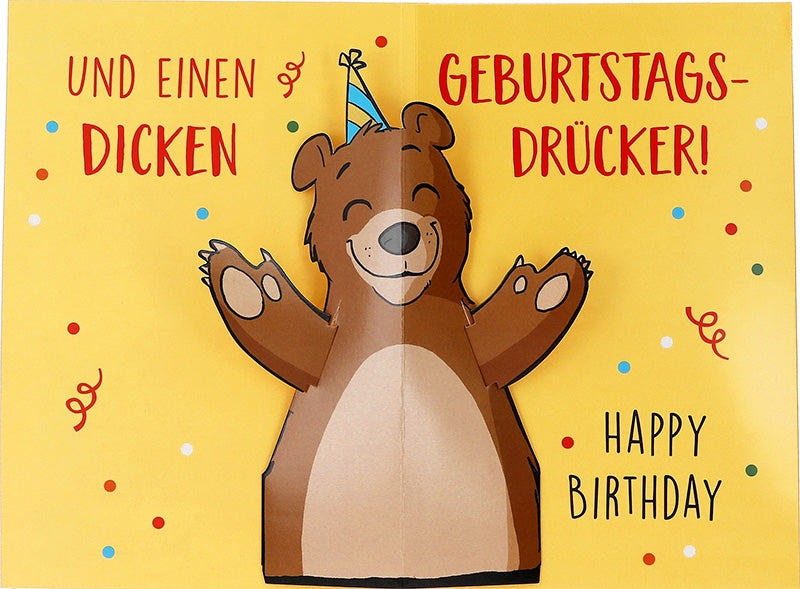 Jump Outs Musikkarte "Zum Geburtstag"
