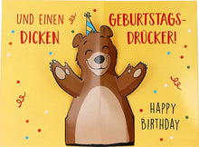 Jump Outs Musikkarte "Zum Geburtstag"