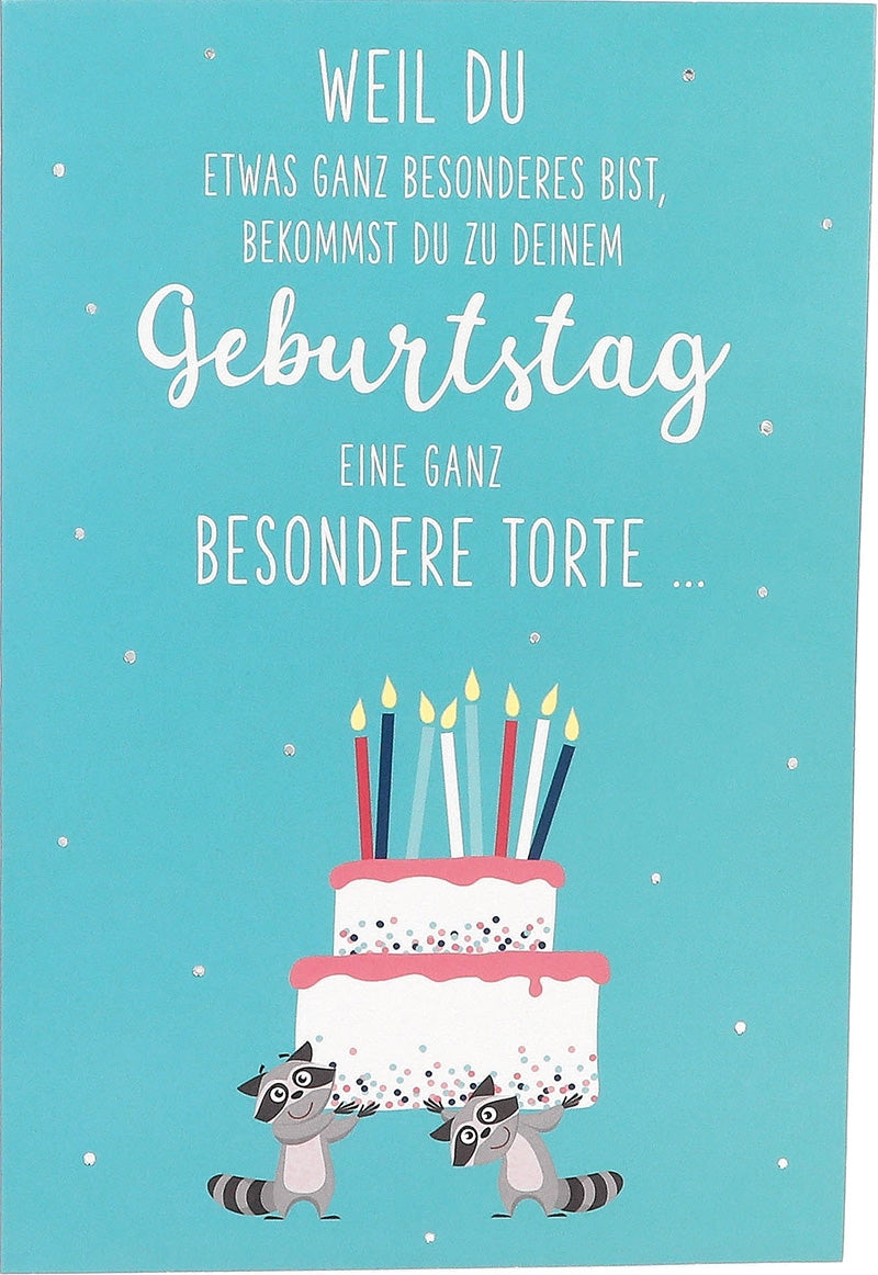 Jump Outs Musikkarte "Besondere Torte"