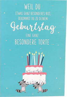 Jump Outs Musikkarte "Besondere Torte"