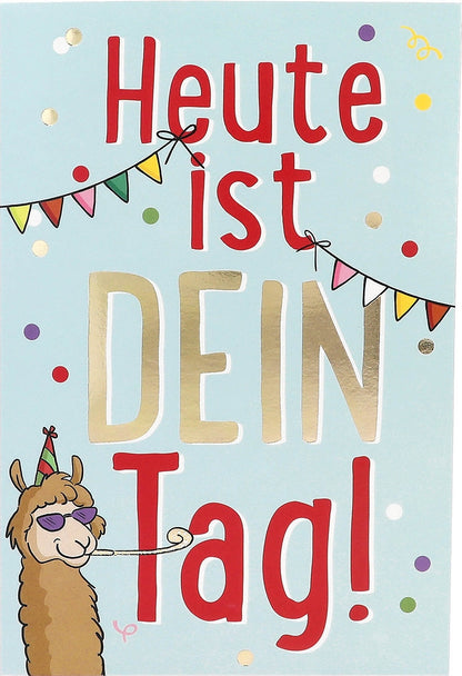 Jump Outs Musikkarte "Heute ist dein Tag"
