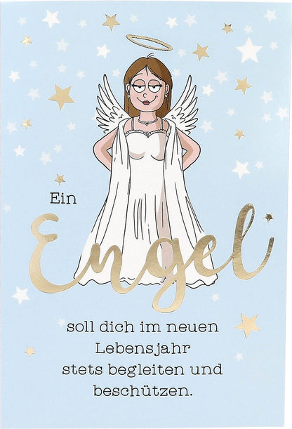Jump Outs Musikkarte "Engel im neuen Lebensjahr"