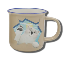 Handgemachte Tasse "Eisbär" mit Wunschname