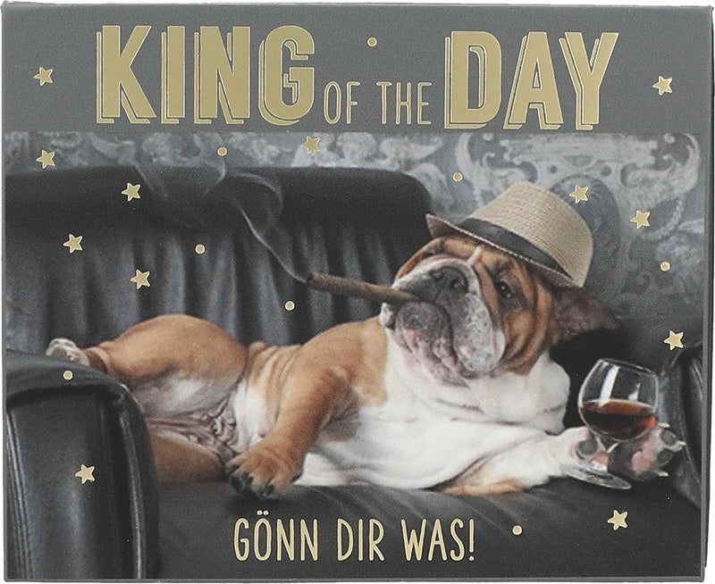 Geschenkbox mit Musik "King of the Day - Gönn dir was"