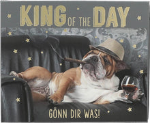 Geschenkbox mit Musik "King of the Day - Gönn dir was"