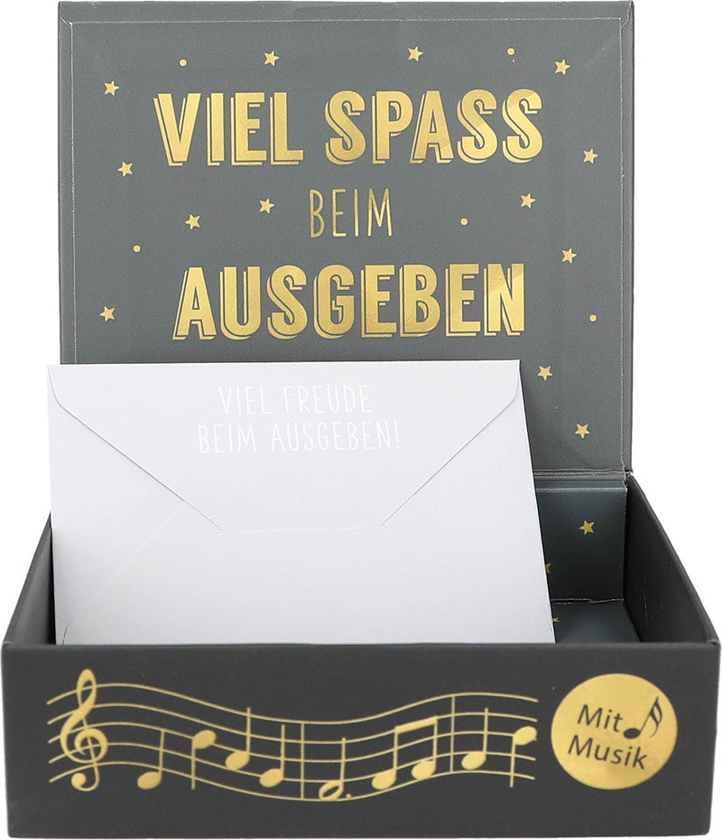 Geschenkbox mit Musik "King of the Day - Gönn dir was"