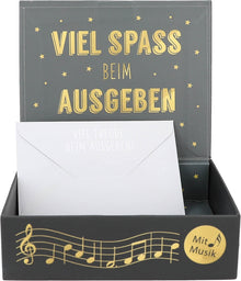Geschenkbox mit Musik "King of the Day - Gönn dir was"