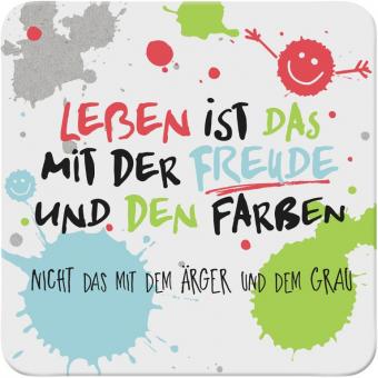 Sheepworld Untersetzer - Leben ist das mit der Freude...