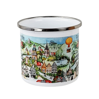 Emaille Becher Rinteln - Wimmelbild