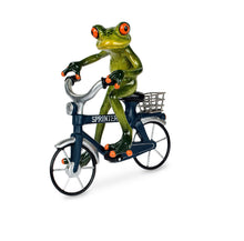 Formano Frosch mit Fahrrad, hellgrün - Froschhausen
