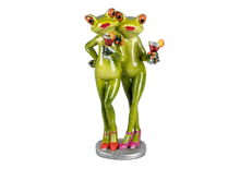 Formano Frosch Ladies mit Cocktail, hellgrün - Froschhausen