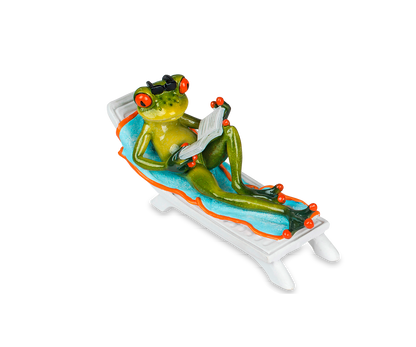 Formano Frosch auf Liege, hellgrün - Froschhausen