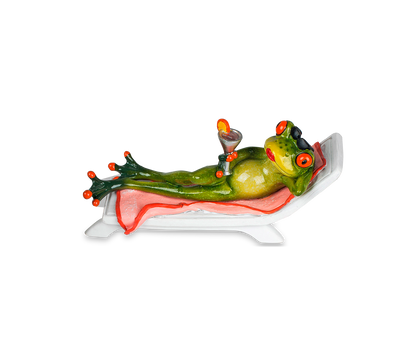Formano Frosch auf Liege, hellgrün - Froschhausen