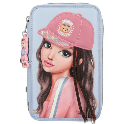 TOPModel 3-Fach Federtasche mit Applikation TEAM TEDDY