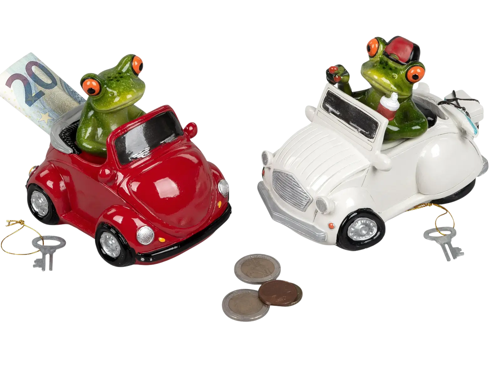 Formano Frosch Spardose "Sparauto", hellgrün - Froschhausen