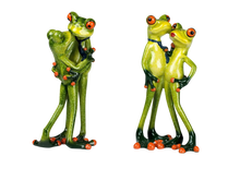 Formano Froschpaar Kisses, hellgrün - Froschhausen
