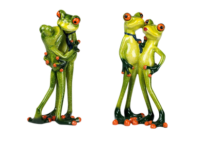 Formano Froschpaar Kisses, hellgrün - Froschhausen